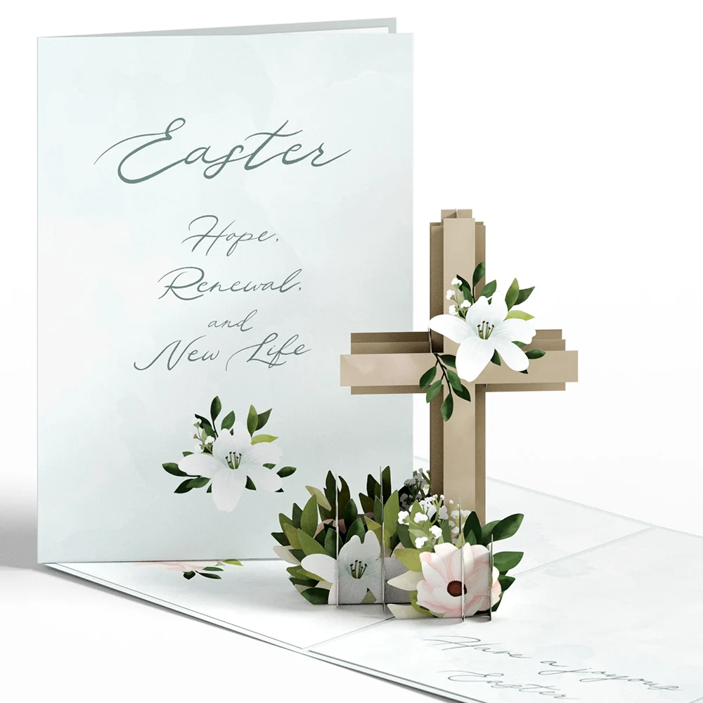 Lovepop Joyous Easter Cross Pop-Up Card