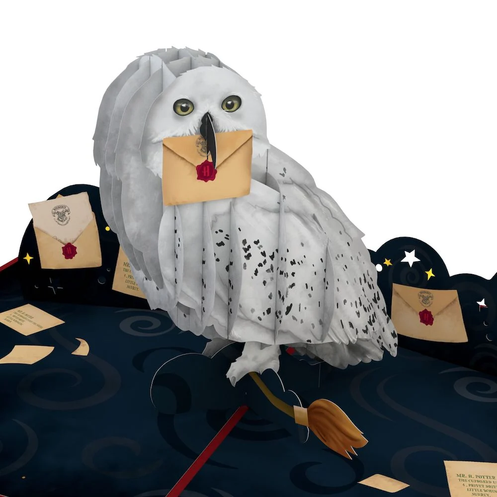 Lovepop Harry Potter Hedwig Birthday Pop-Up Card & Flower Buds Bouquet Bundle - Image 8