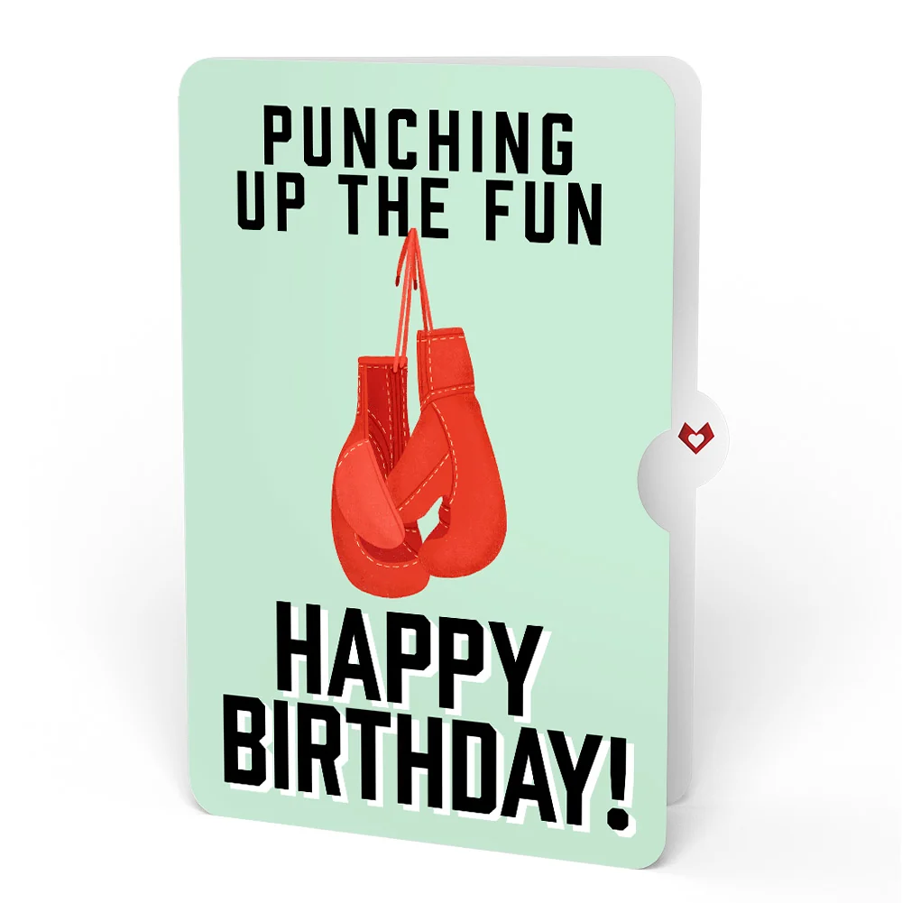 Lovepop You're a Knock Out Birthday Pop-Up Card and Sentiment Set - Image 4
