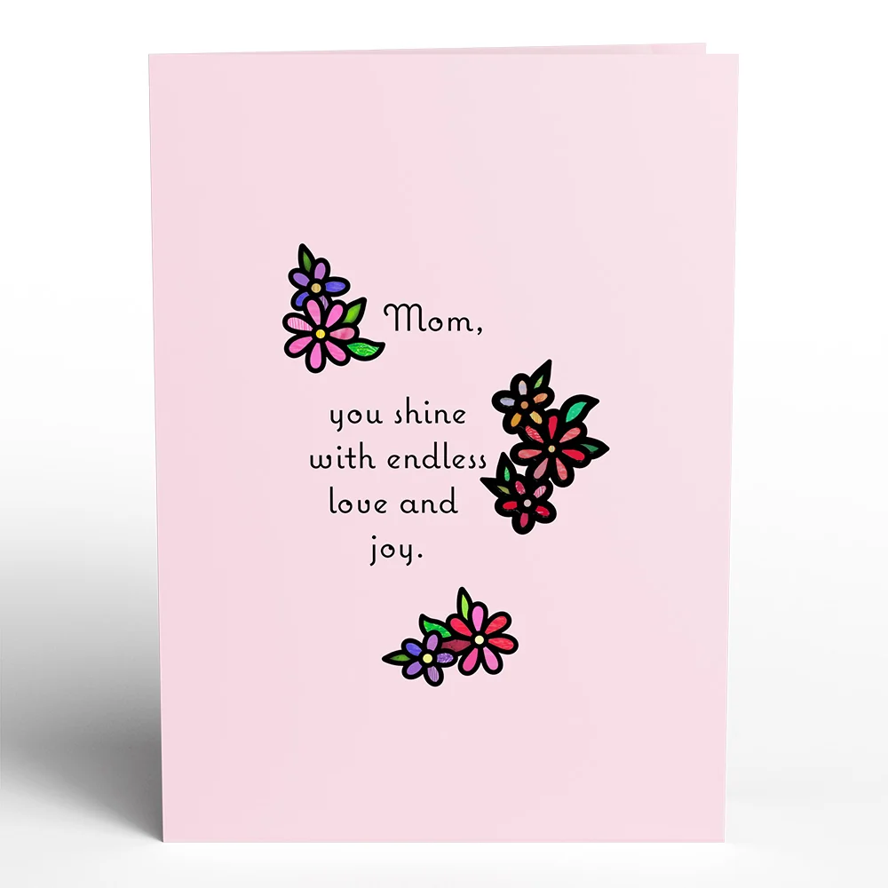 Lovepop Floral Mom Suncatcher Card & Bouquet Bundle - Image 4
