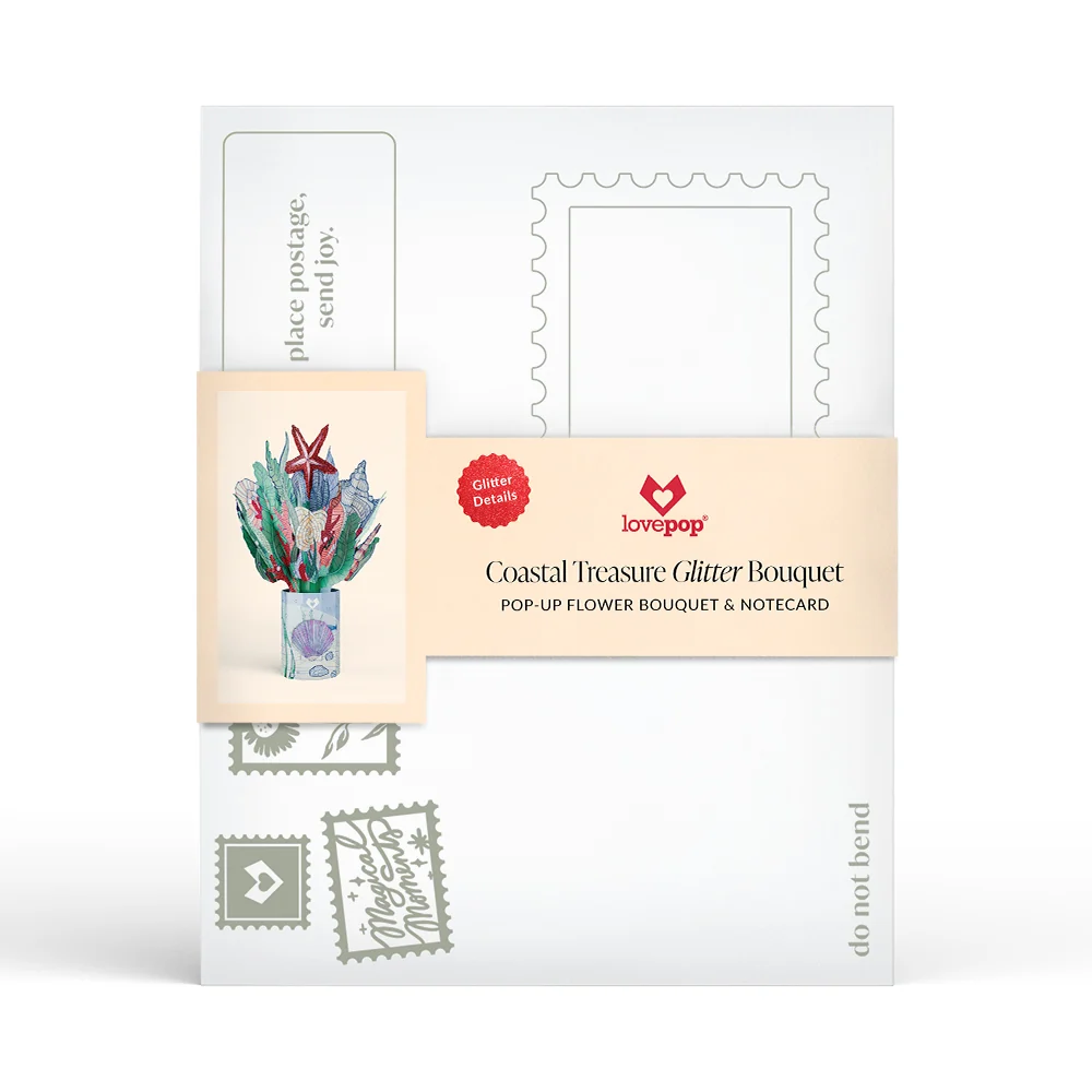 Lovepop Coastal Treasure Glitter Bouquet - Image 6