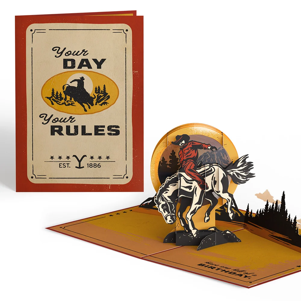 Lovepop Yellowstone Hell of a Birthday Pop-Up Card