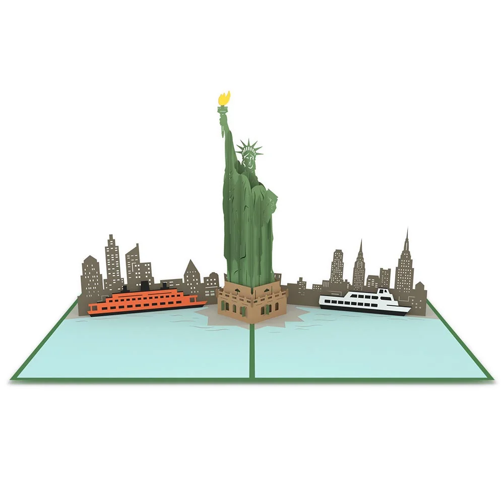 Lovepop Statue of Liberty Pop-Up Card