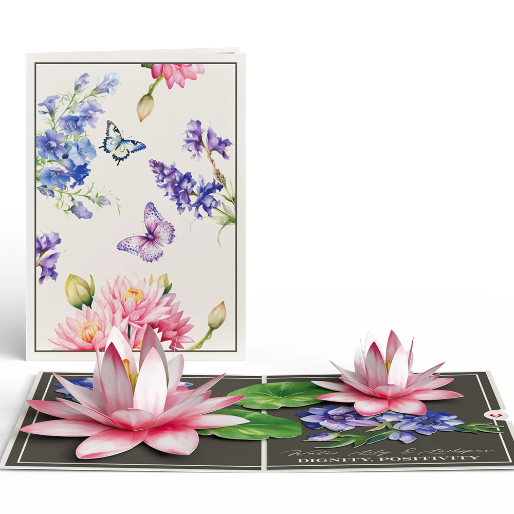 Lovepop Born to Bloom: July Birth Month Flowers Pop-Up Card