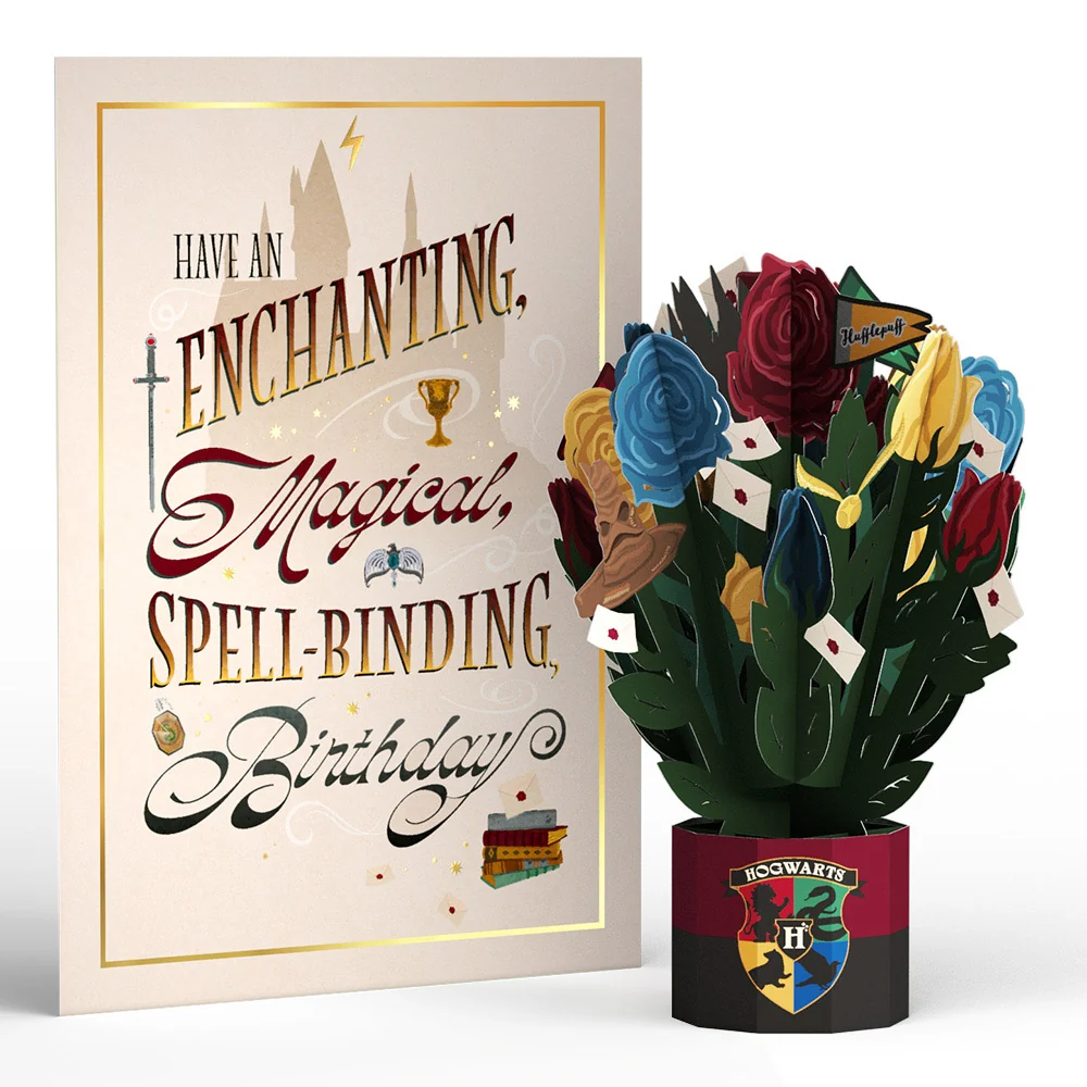 Lovepop Harry Potter Spellbinding Birthday Card with Mini Bouquet