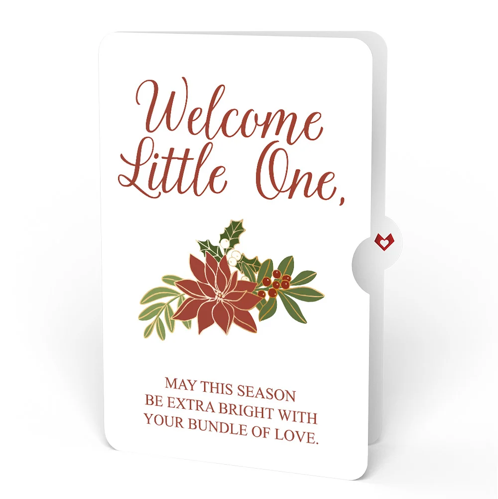 Lovepop Winter Greens Christmas Candle Pop-Up Card and Sentiment Set for Baby - Image 4
