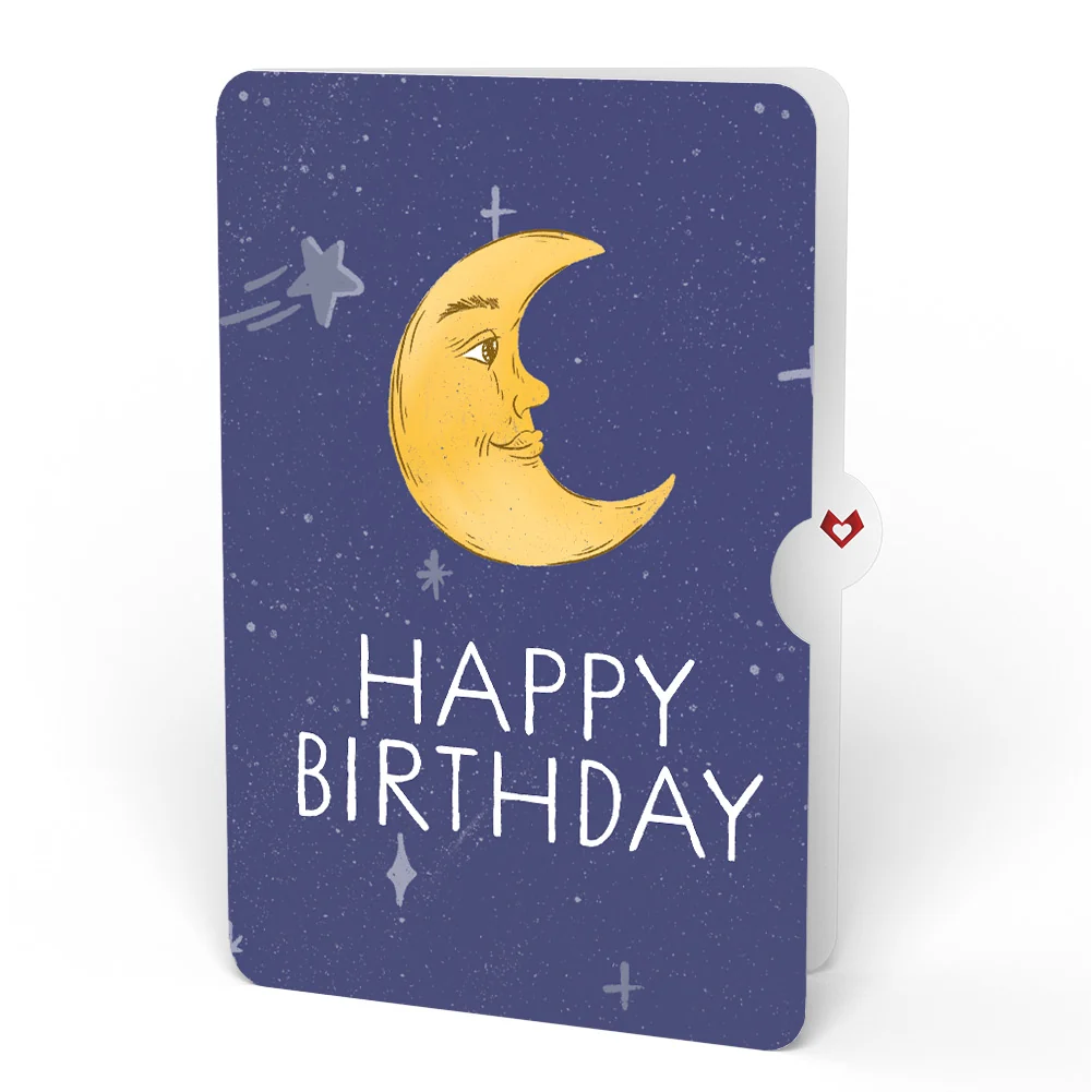 Lovepop Love You to the Moon and Back Birthday Light-Up Pop-Up Card and Sentiment Set - Image 4