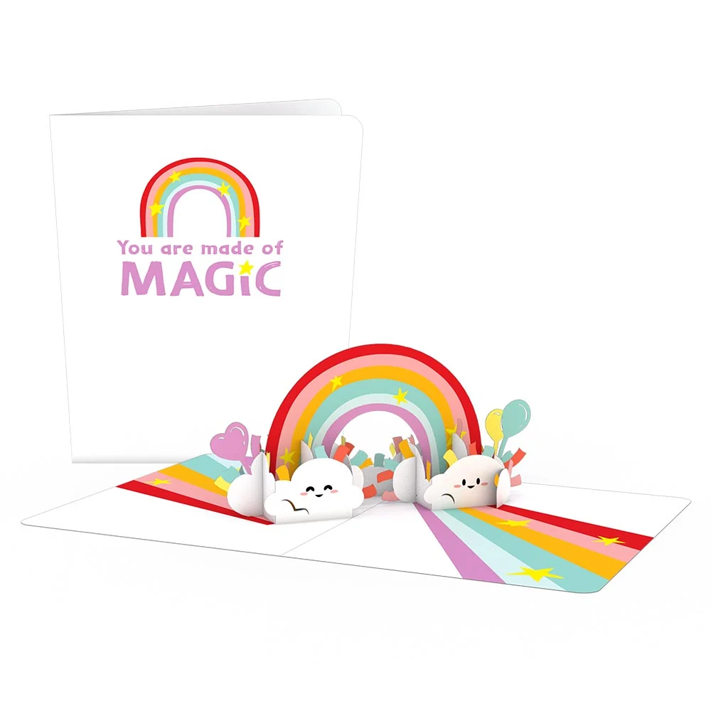 Lovepop Playpop Card: You Are Made of Magic Rainbow