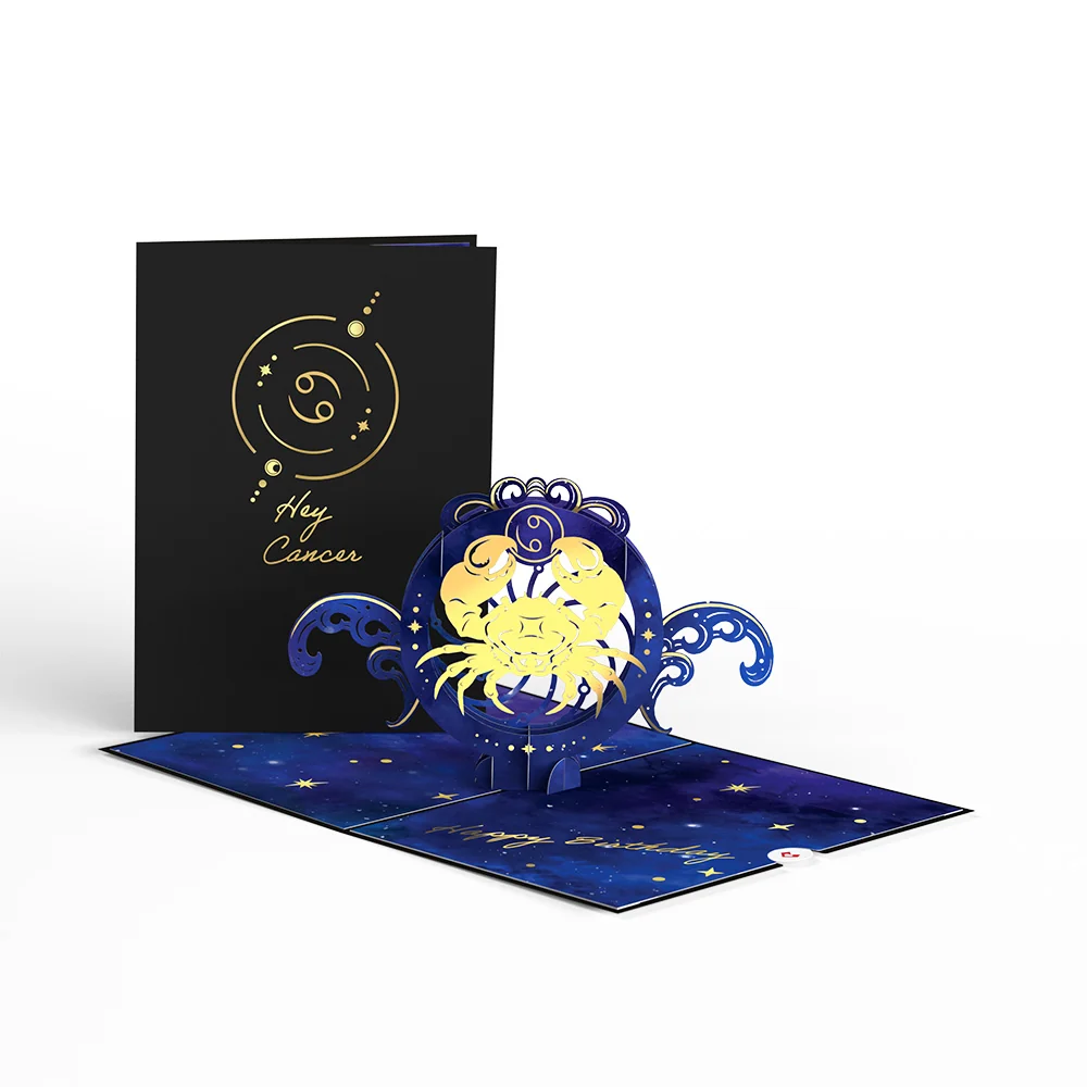 Lovepop Cancer Zodiac Birthday Pop-Up Card