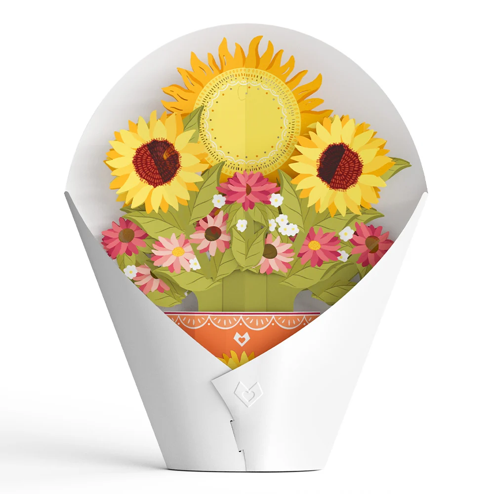 Lovepop You Are My Sunshine Music and Lights Pop-Up Card & Bouquet Bundle - Image 7