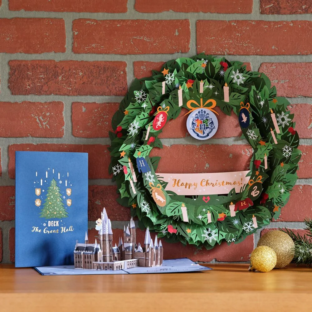 Lovepop Harry Potter Christmas at Hogwarts Wreath Bundle