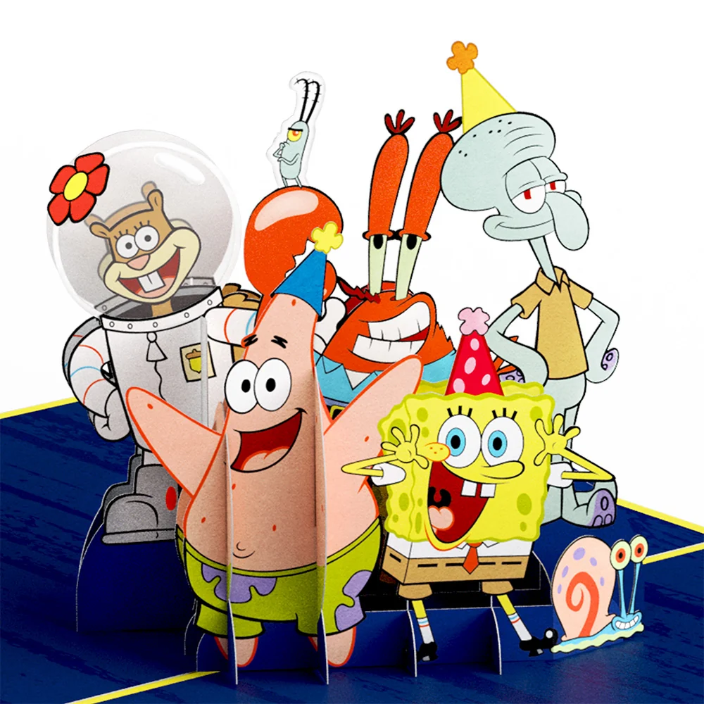 Lovepop SpongeBob SquarePants Let’s Par-Tay Birthday Pop-Up Card - Image 2