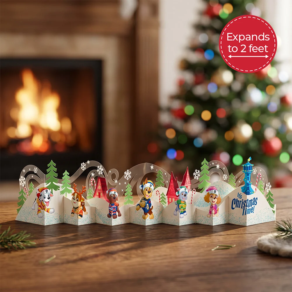 Lovepop PAW Patrol Christmas Time Loooooong Card (Expands to 2 feet)