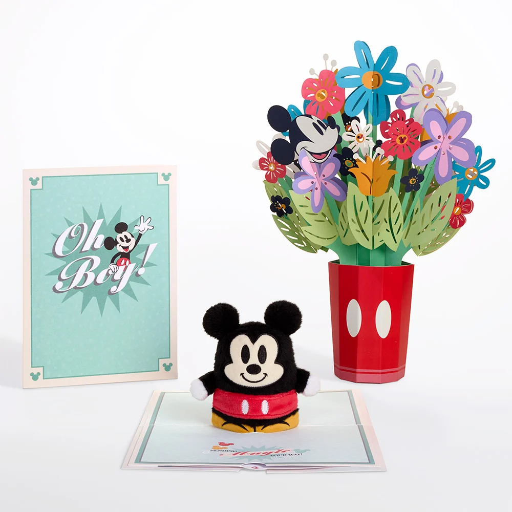 Lovepop Disney’s Mickey Mouse Plushpop Card & Bouquet Bundle