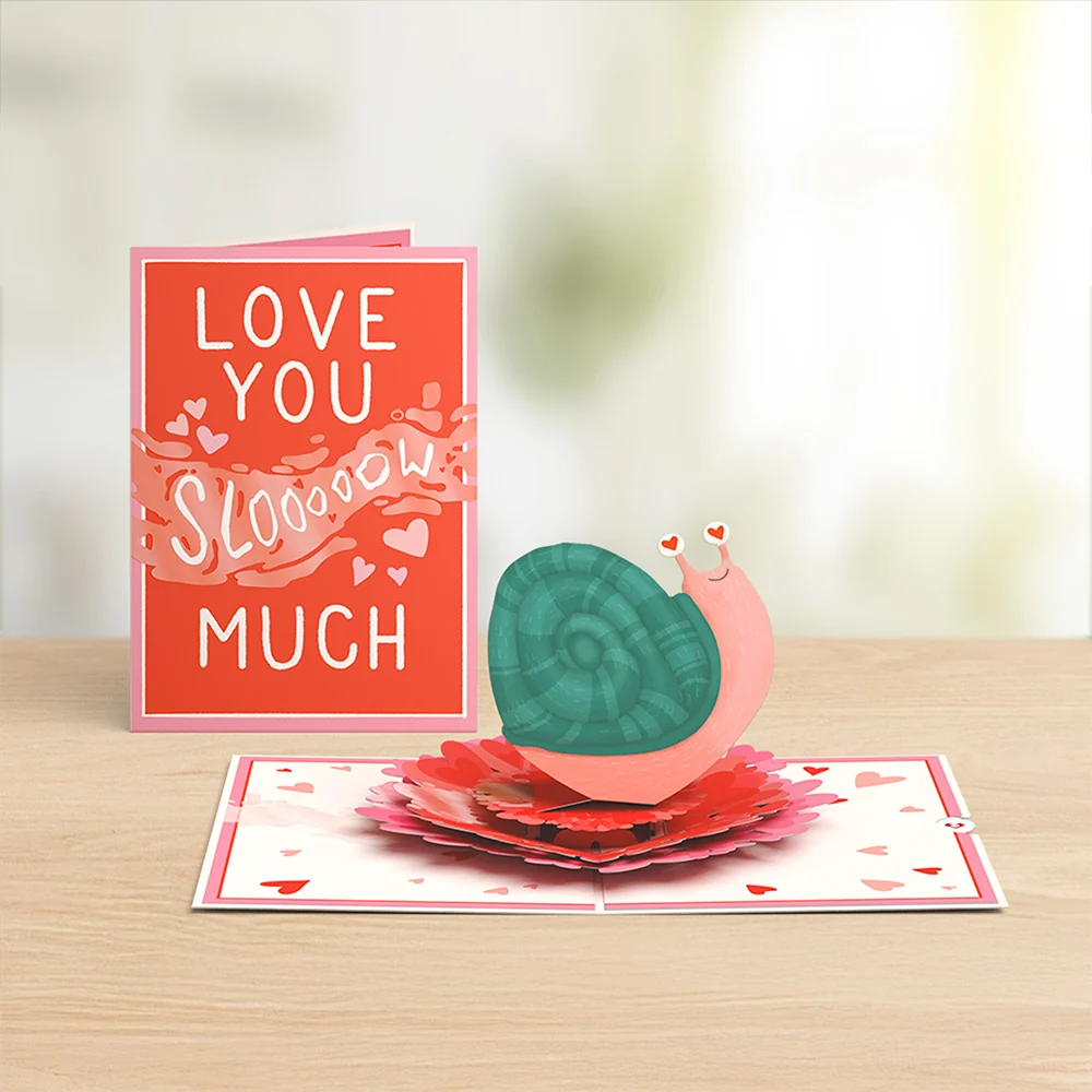 Lovepop Love You Slow Much Snail Pop-Up Card