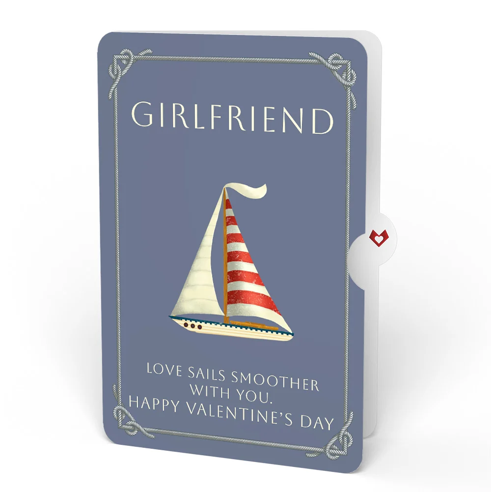 Lovepop 'Ahoy There' Valentine Plushpop Card and Sentiment Set for Girlfriend - Image 4