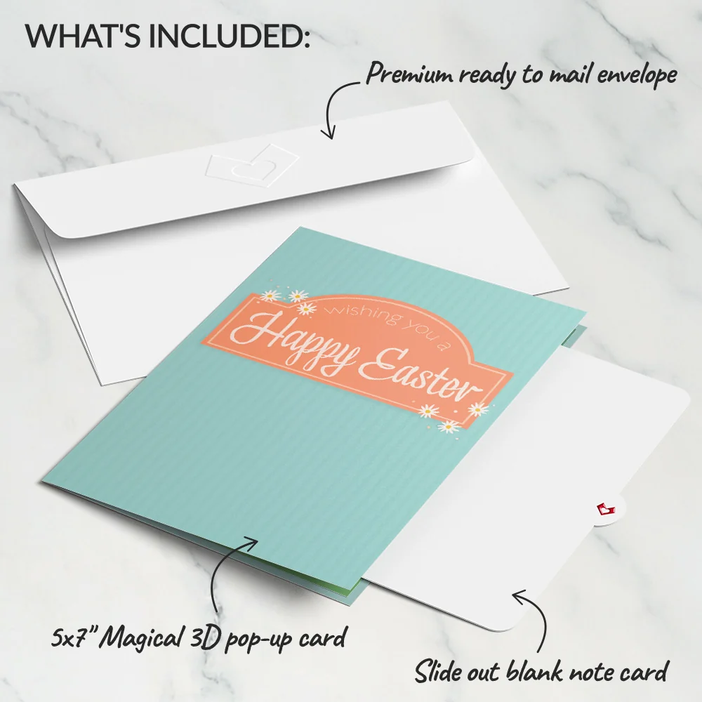 Lovepop Happy Easter Lambs Pop-Up Card - Image 5
