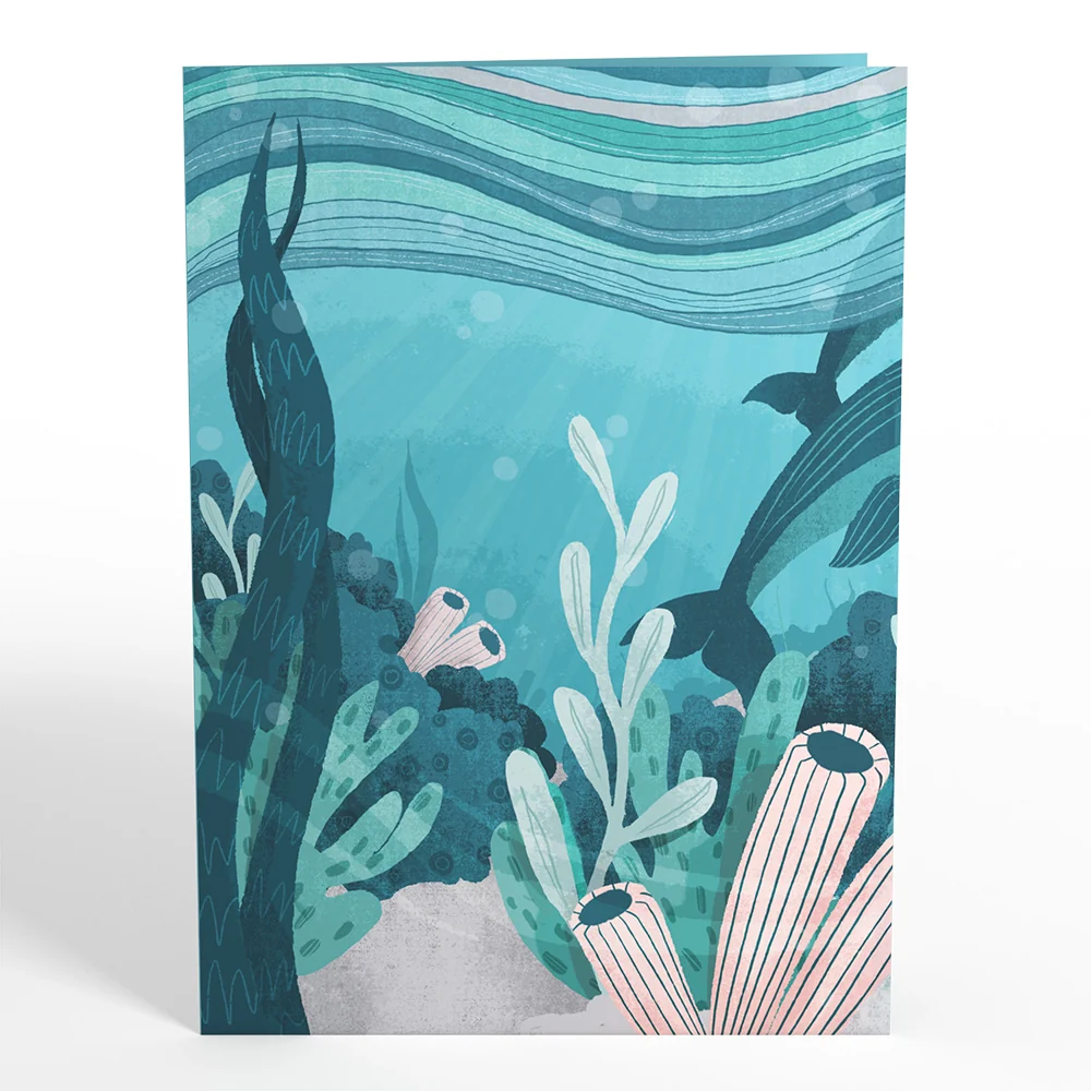 Lovepop Playful Dolphins Pop-Up Card - Image 4