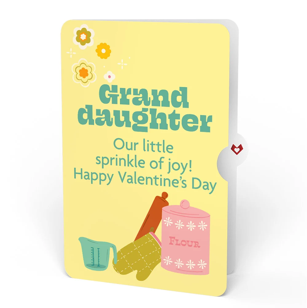 Lovepop You Bake the World a Better Place Valentine Pop-Up Card and Sentiment Set for Granddaughter Bowl - Image 4