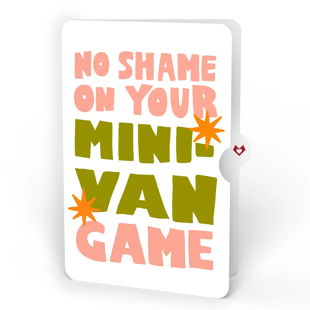 Lovepop Stitched with Love Mom HeartFelt Charm Card and Minivan Chaos Humor Sentiment Set - Image 4