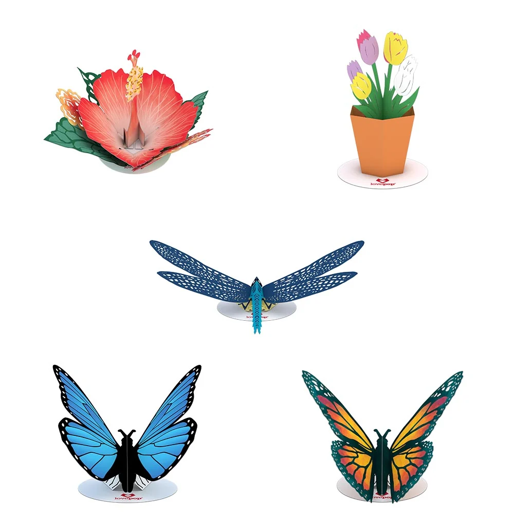 Lovepop Stickerpop: Garden Favorites (Assorted 5-Pack)