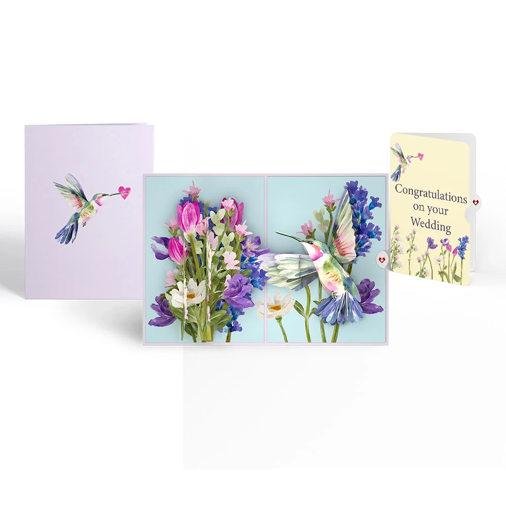 Lovepop Love in Bloom Hummingbird Wedding Pop-Up Card and Sentiment Set