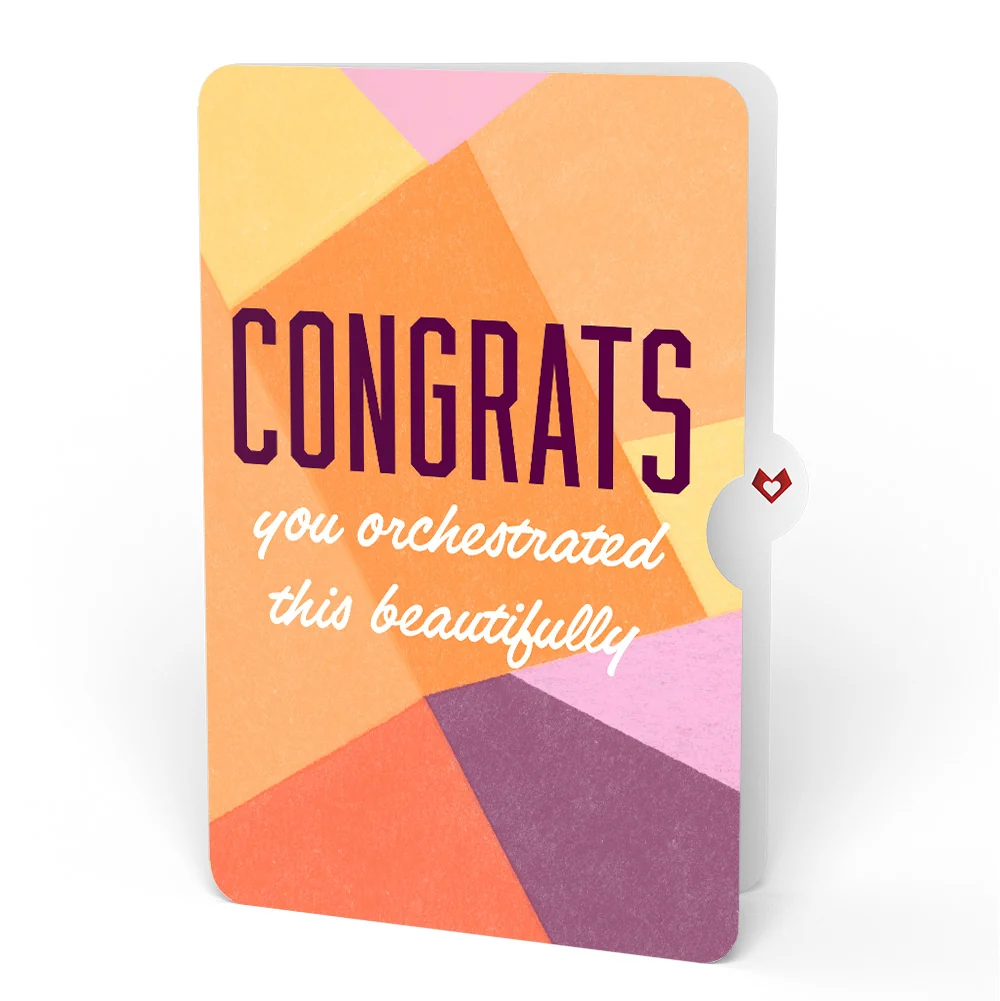 Lovepop Violin Congratulations Pop-Up Card and Sentiment Set - Image 4