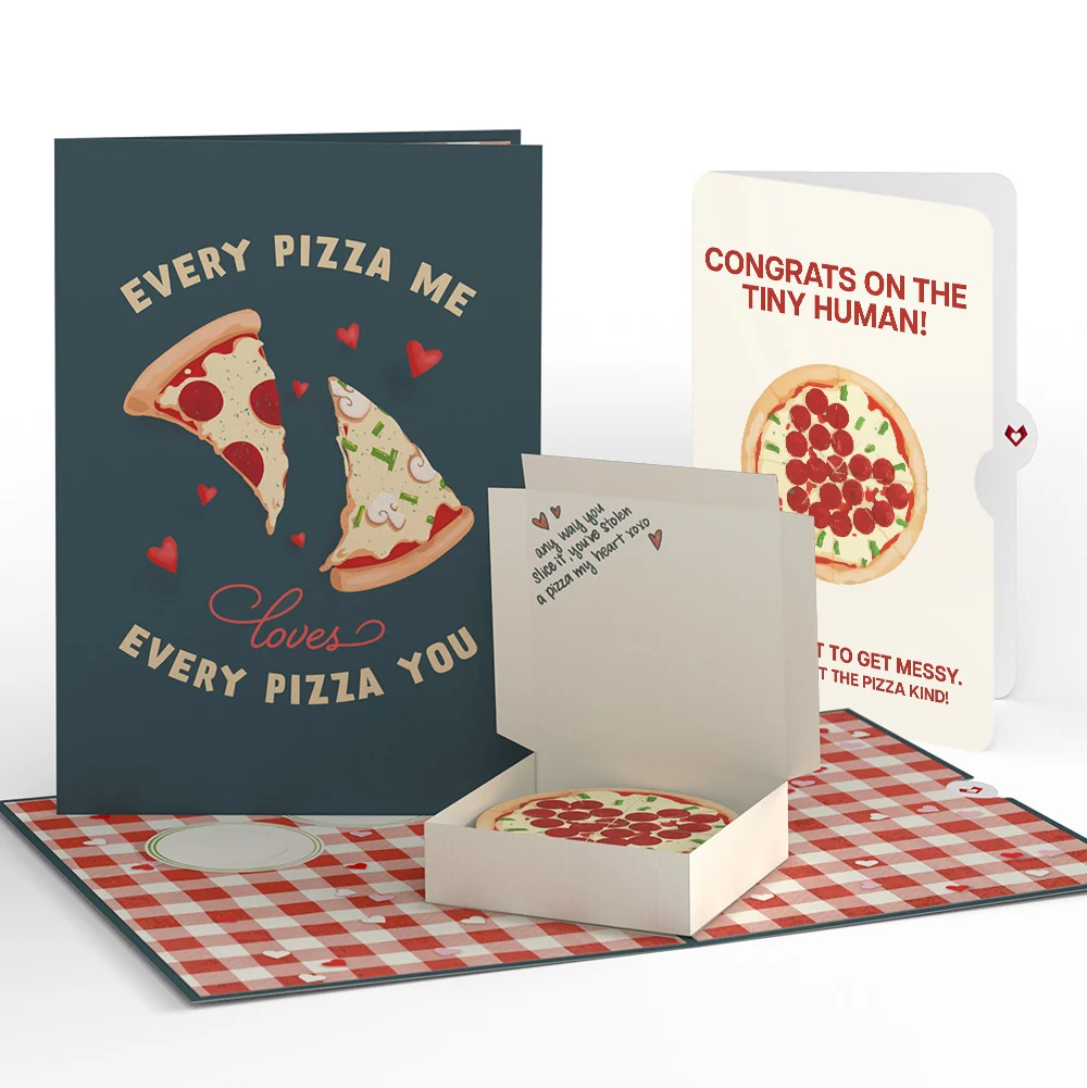 Lovepop Pizza Love New Baby Pop-Up Card and Sentiment Set