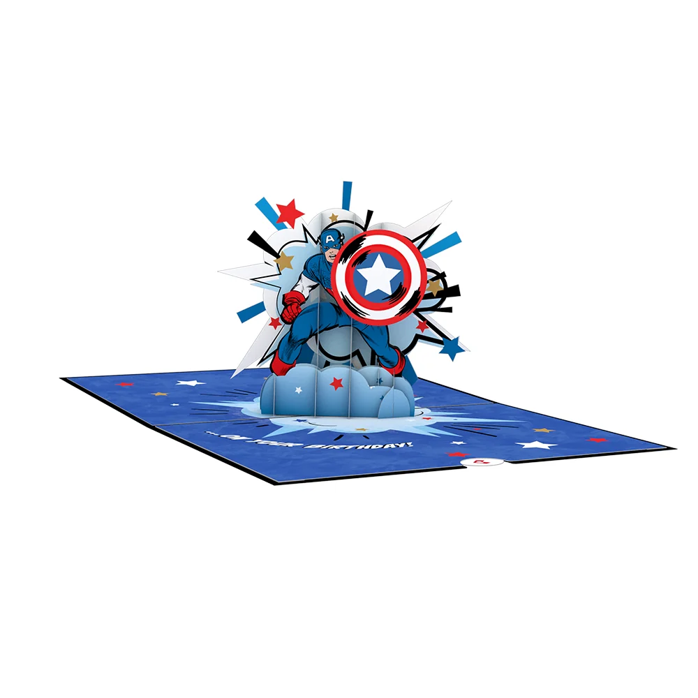 Lovepop Marvel's Avengers Captain America Birthday Pop-Up Card - Image 5