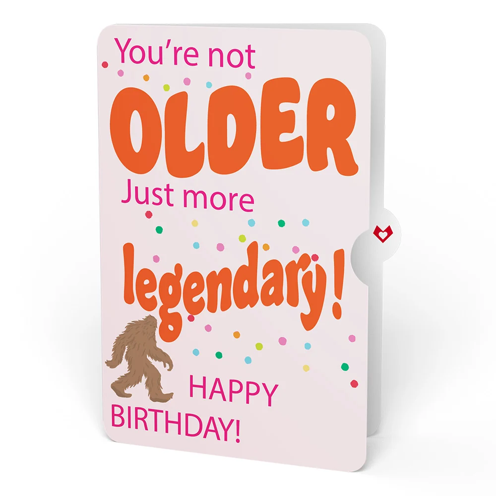 Lovepop Bigfoot Legendary Birthday Pop-Up Card and Sentiment Set - Image 4