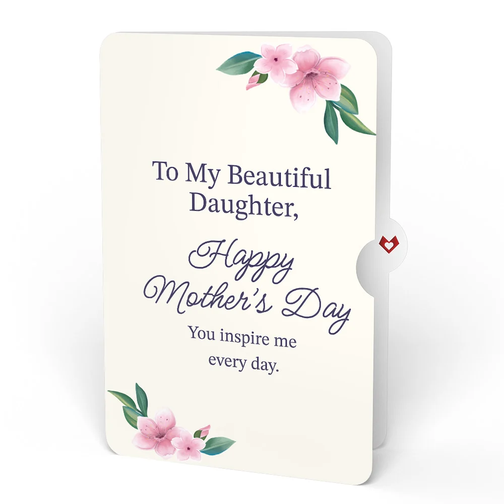 Lovepop You Brighten My World Birds Mother's Day Suncatcher Card and Sentiment Set for Daughter Glass - Image 4