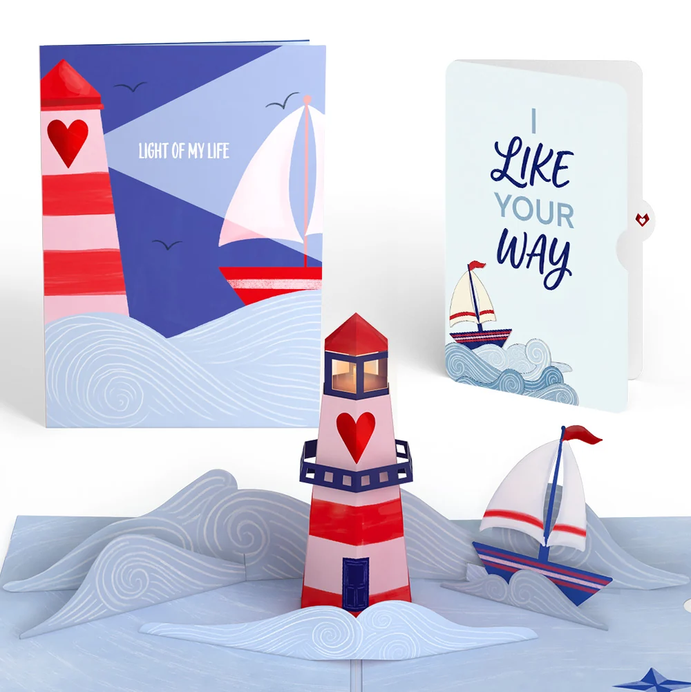 Lovepop Light of My Life Love Light-Up Pop-Up Card and Sailing Admiration Sentiment Set