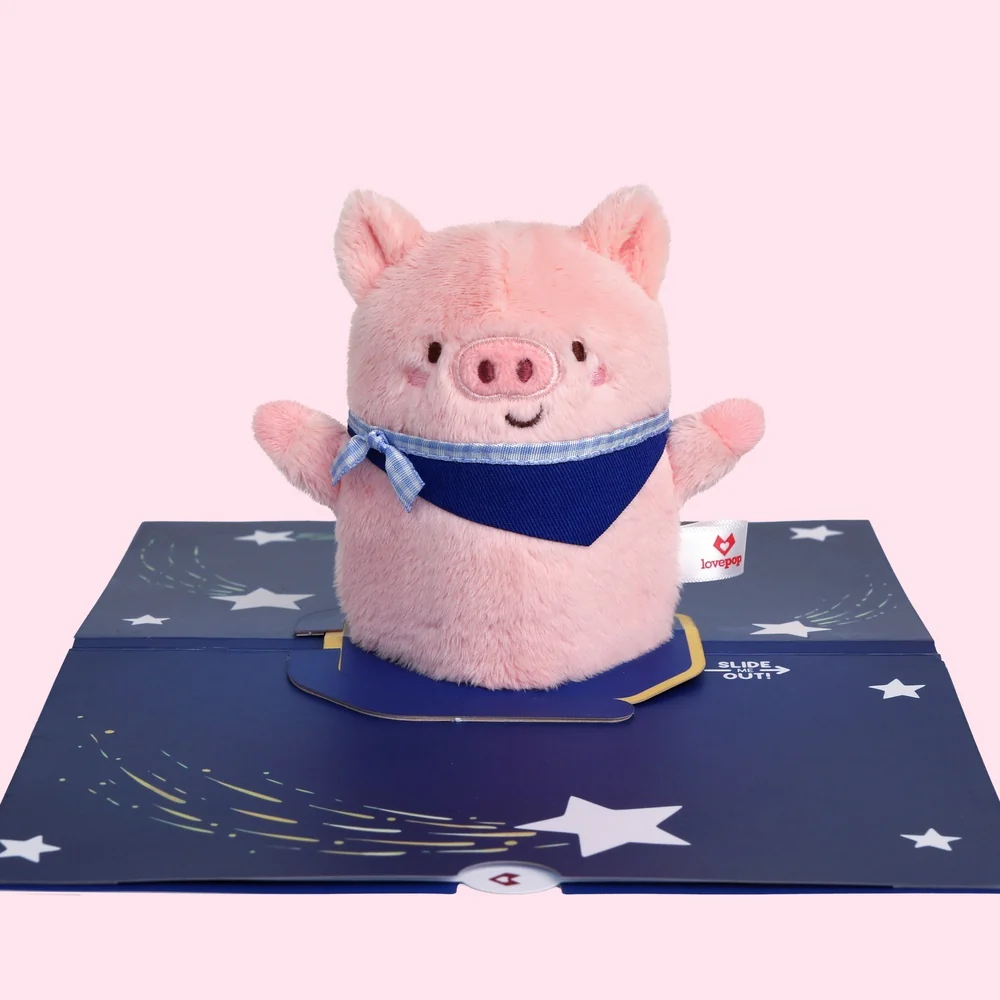 Lovepop 'Just Pig-Cause' Plushpop Card - Image 4