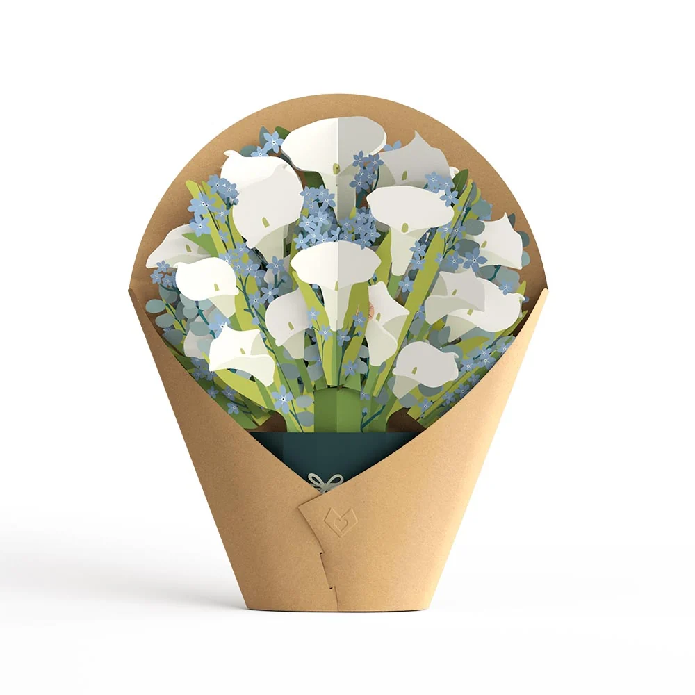 Lovepop Deepest Sympathy Calla Lilly Bouquet - Image 4