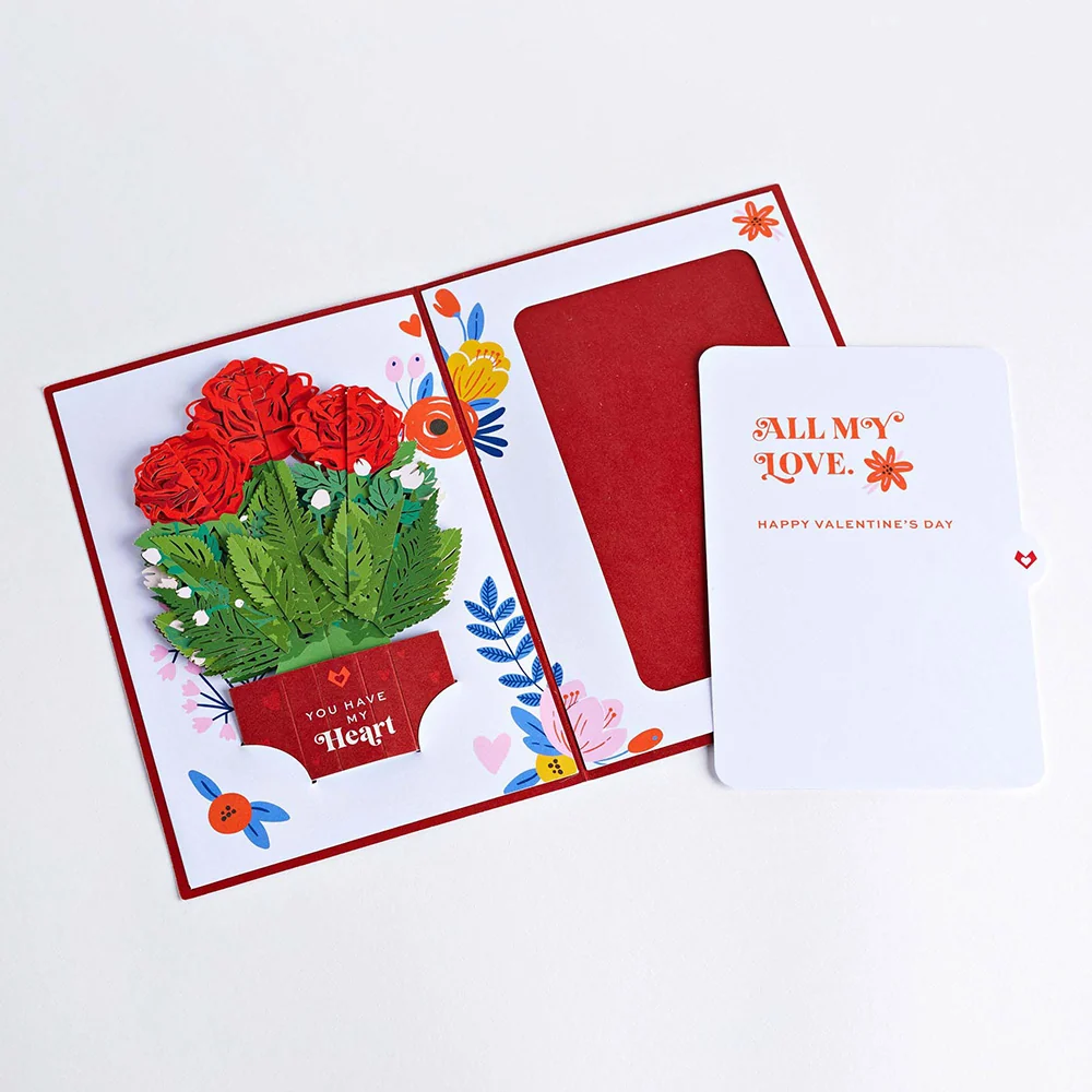 Lovepop You Have My Heart Card with Mini Bouquet - Image 6