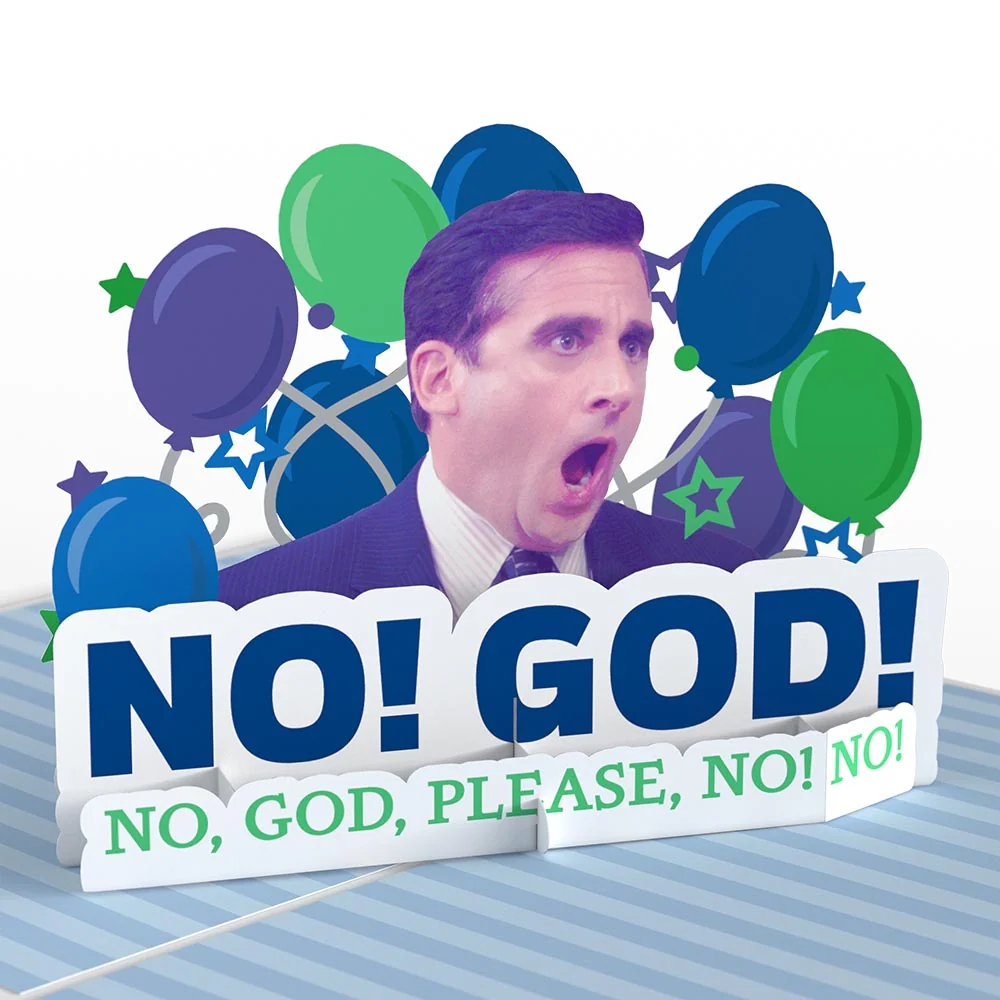 Lovepop The Office No! God! Birthday Pop-Up Card - Image 2