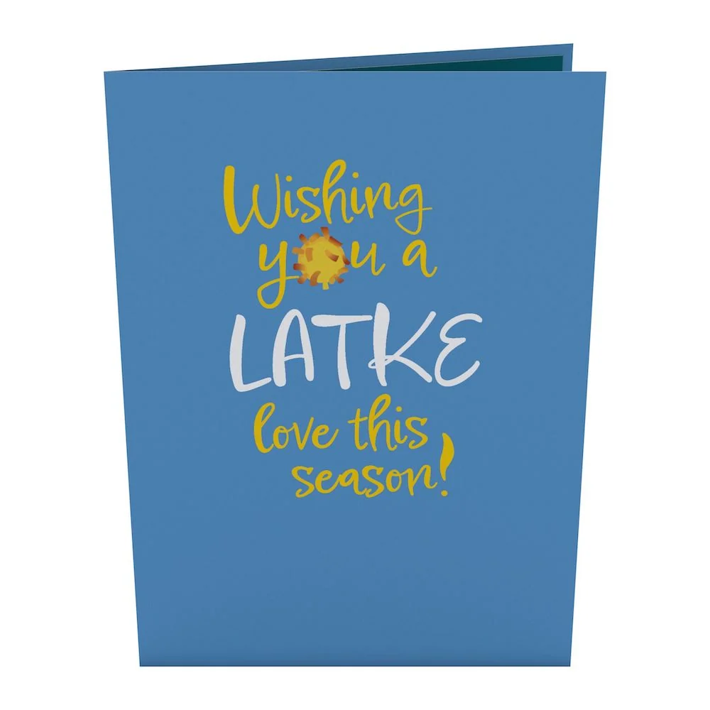 Lovepop Happy Hanukkah Latkes Pop-Up Card Bowl - Image 4