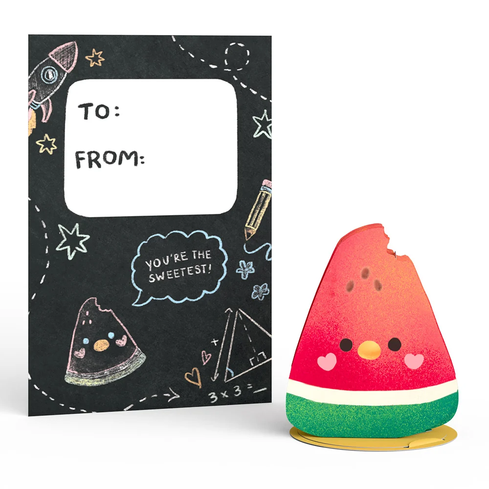 Lovepop Foodie Friends Valentine's Day Cards for Kids: Classroom 8-Pack - Image 4