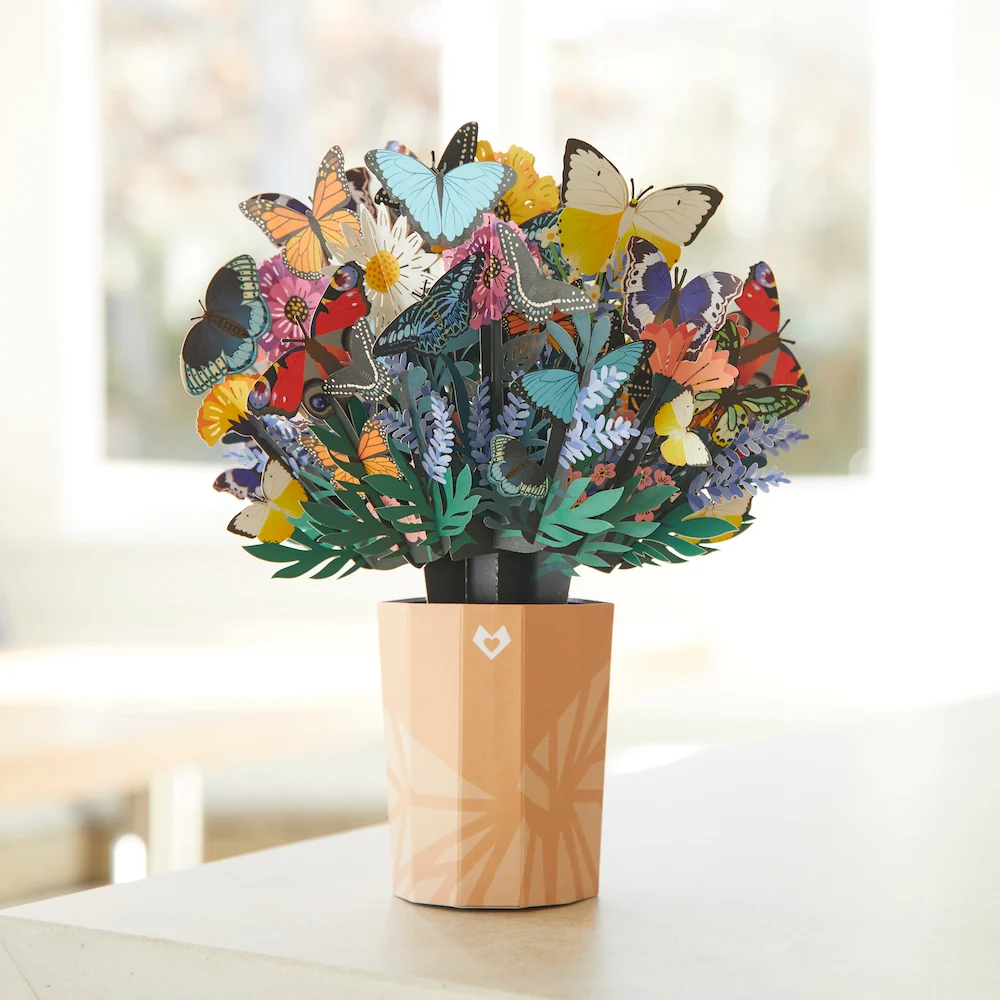 Lovepop Butterfly Bouquet Pot - Image 5