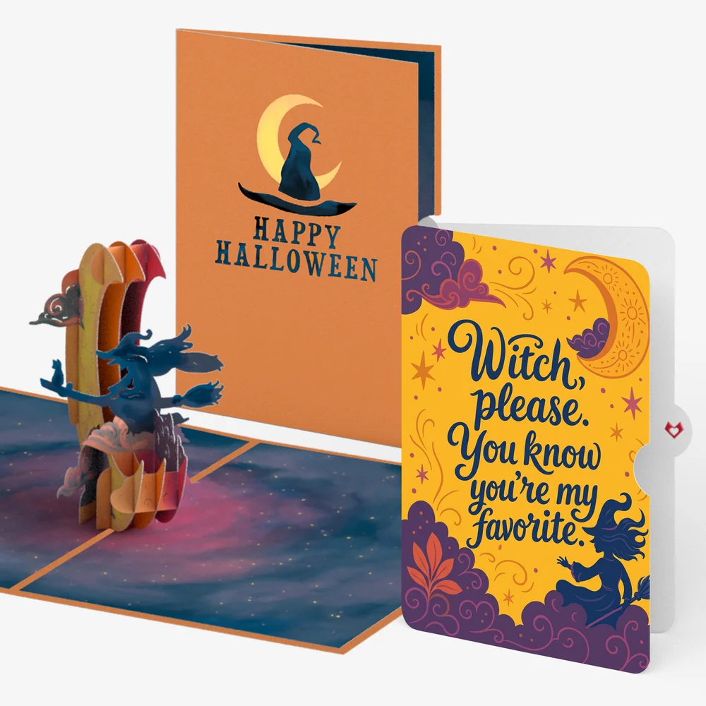 Lovepop Halloween Witch Pop-Up Card and Sentiment Set