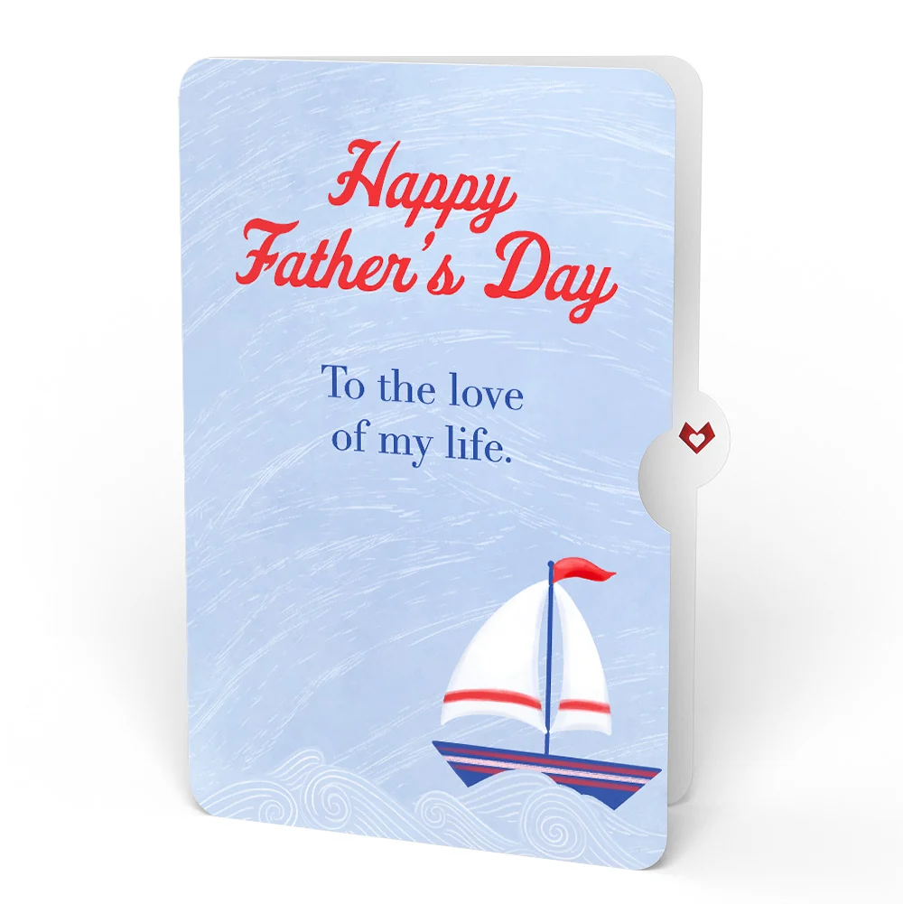 Lovepop Light of My Life Father's Day Light-Up Pop-Up Card and Sailing Boat My Life Sentiment Set - Image 4