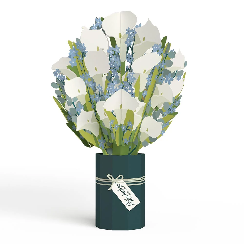Lovepop Deepest Sympathy Calla Lilly Bouquet