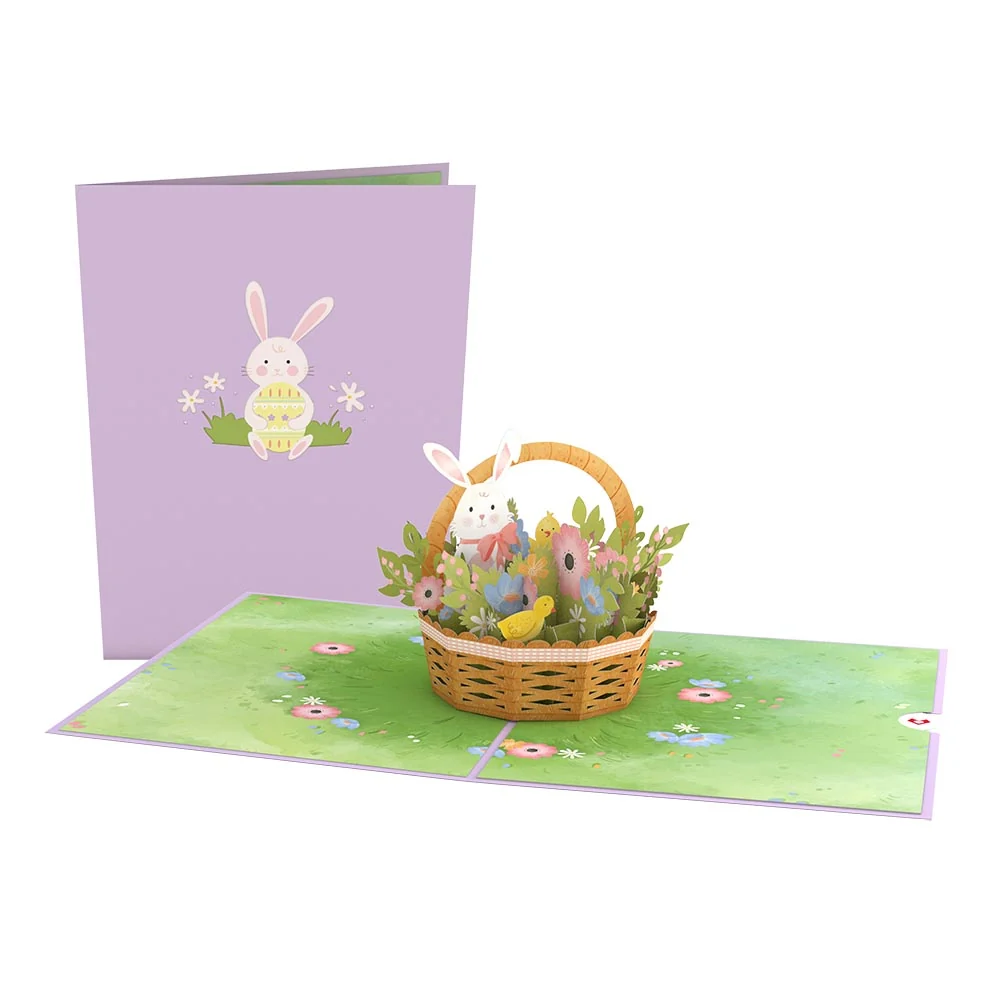 Lovepop Easter Bunny Basket Pop-Up Card