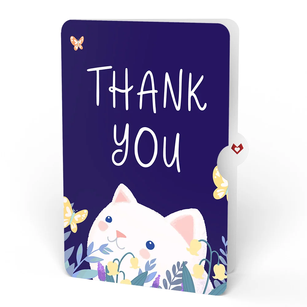 Lovepop 'Hi!' Butterfly Thank You Plushpop Card and Sentiment Set - Image 4