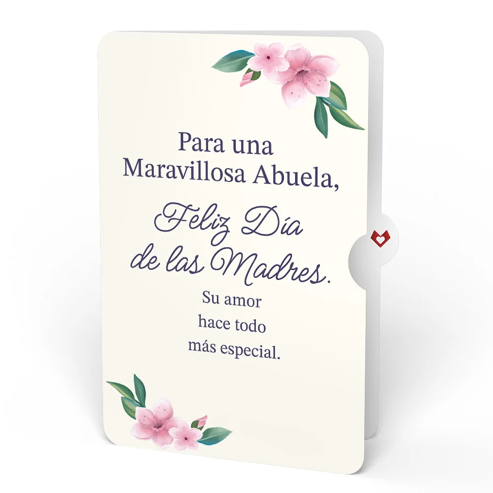 Lovepop Love in Bloom Hummingbird Mother's Day Pop-Up Card and Sentiment Set for Spanish Grandmother - Image 4