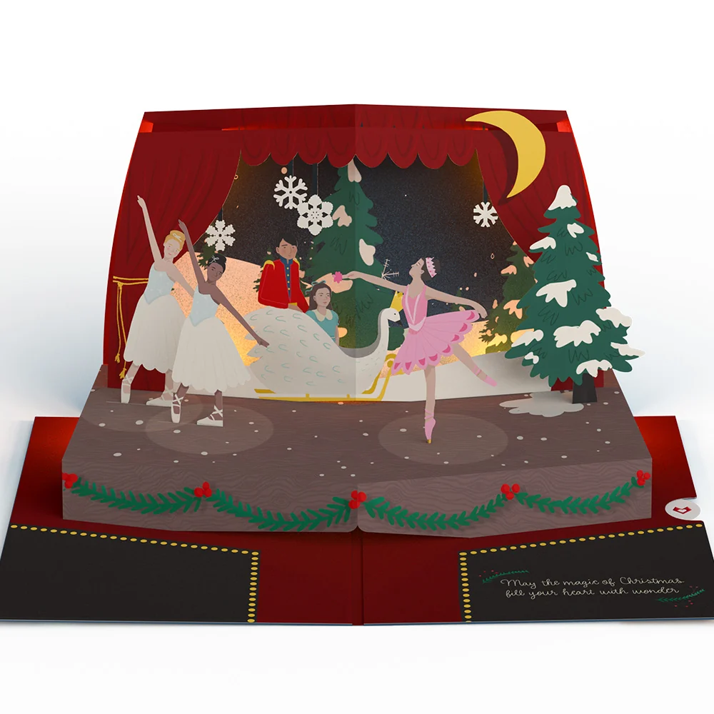 Lovepop The Nutcracker Christmas Magic Music and Lights Pop-Up Card - Image 5
