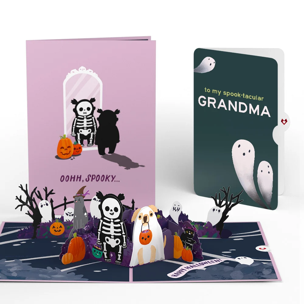 Lovepop 'Oohh, Spooky' Halloween Pop-Up Card and Sentiment Set for Grandma