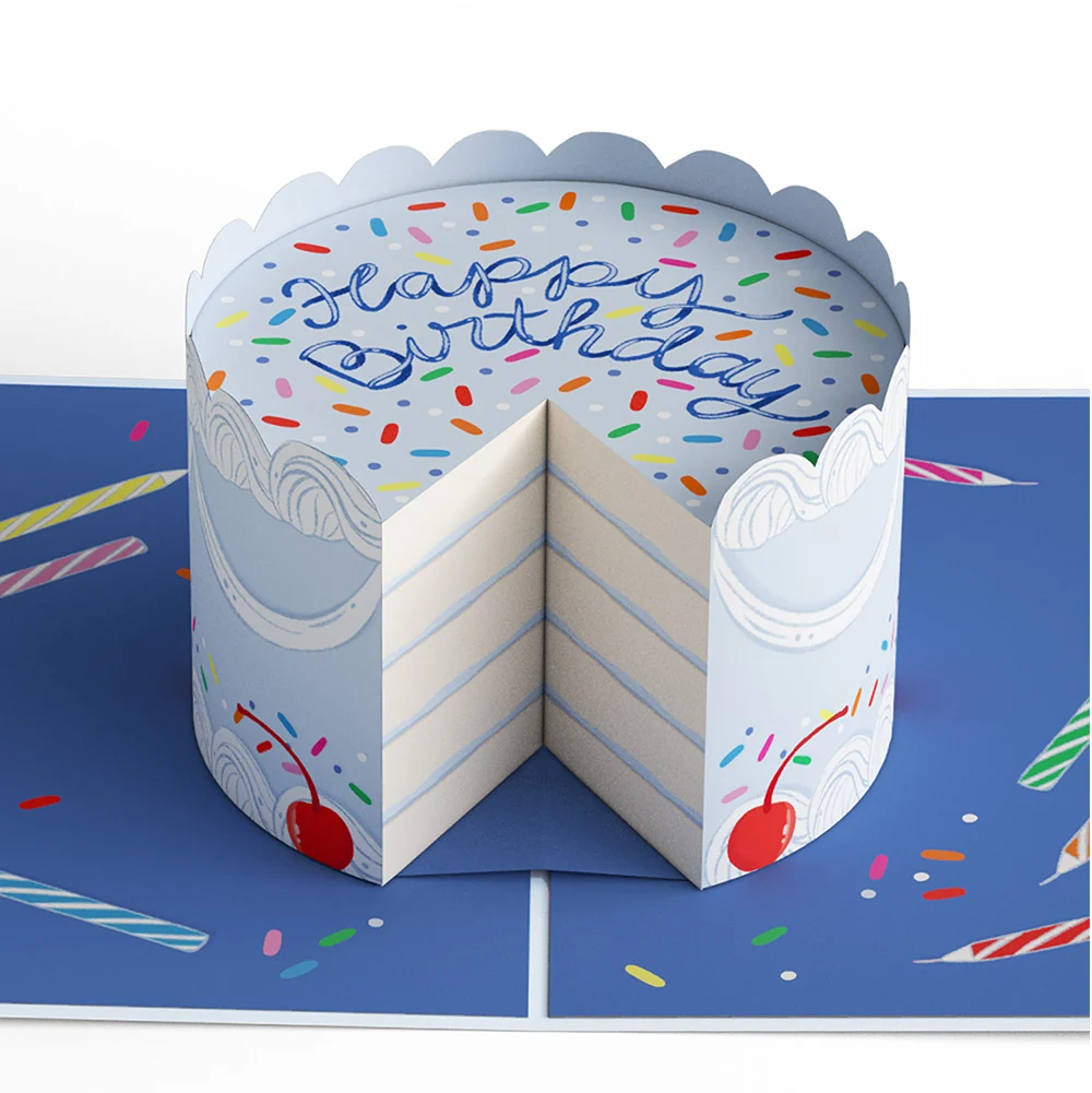 Lovepop Sprinkled with Love Birthday Cake Pop-Up Card and Sentiment Set for Grandma - Image 3