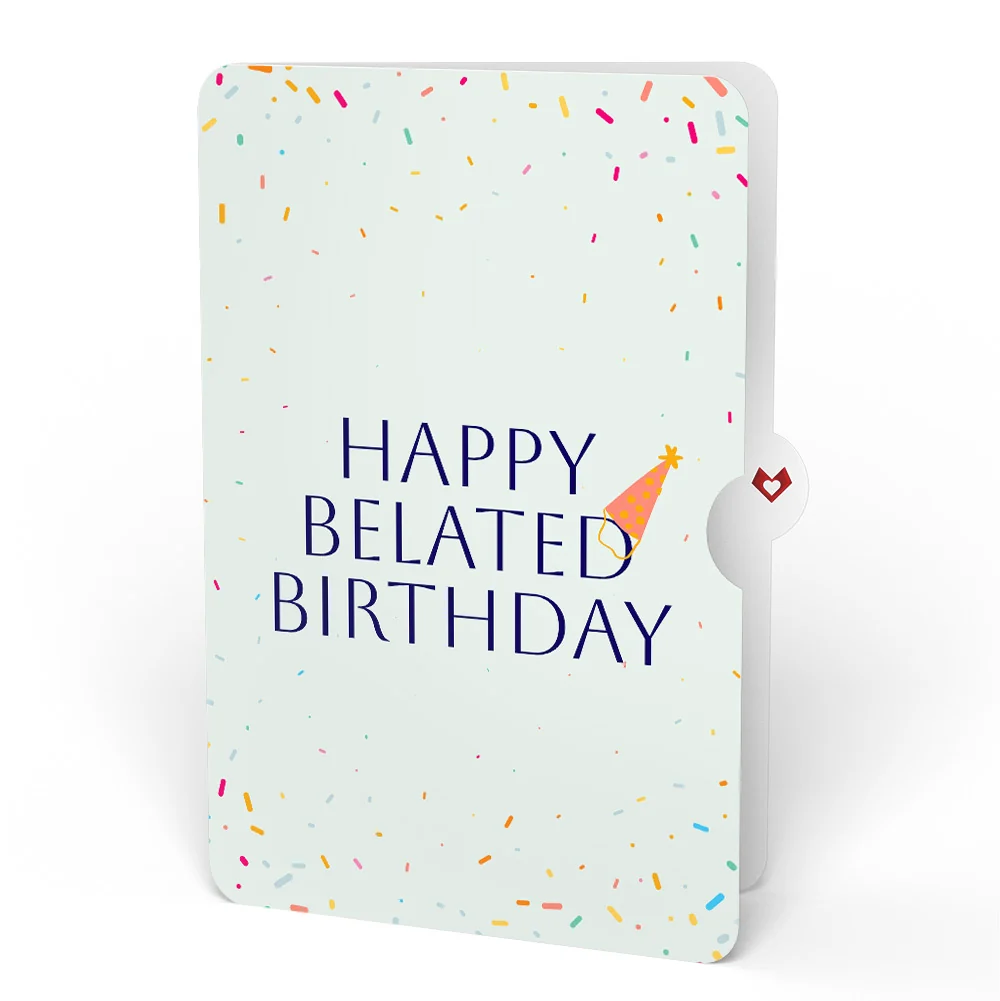 Lovepop Wishing You a Happy Belated Birthday Music and Lights Pop-Up Card and Sentiment Set - Image 4
