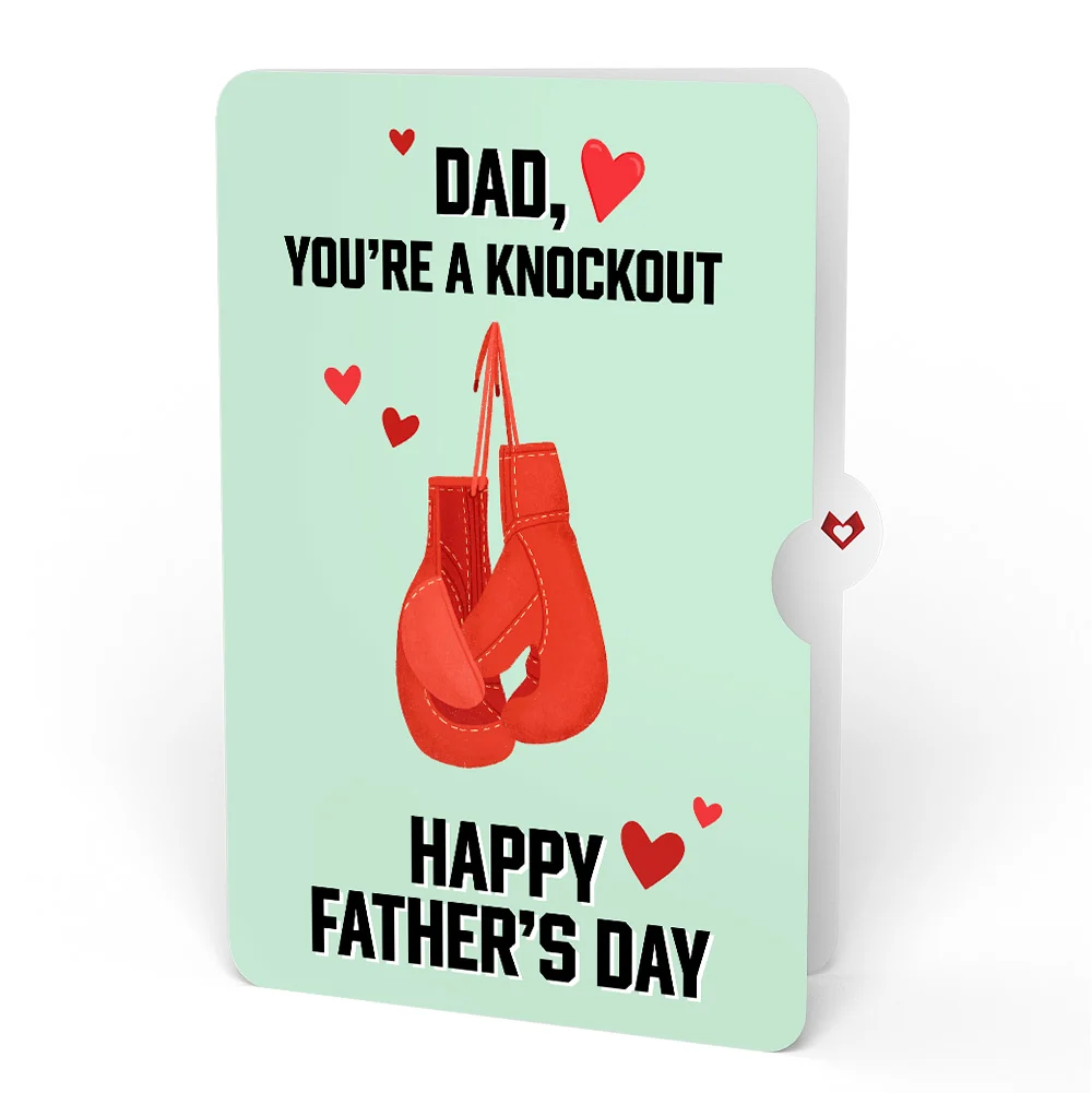 Lovepop You're a Knock Out Father's Day Pop-Up Card and Sentiment Set for Dad - Image 4